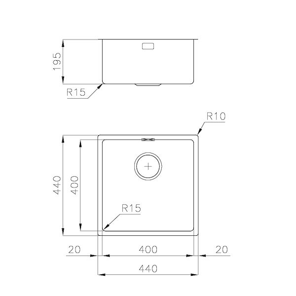 Lavello KE - R15 Vintage Gun Metal