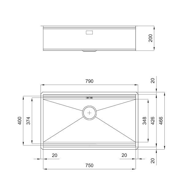 Lavello Milanello Gold Workstation