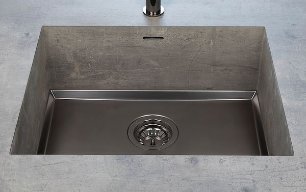 LAVELLI INCASSO HPL-FENIX ®   CON FONDO INOX - NOVITÀ