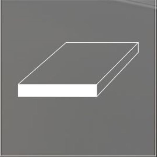 BORDO QUADRO a spessore 12/19 mm <br> <br> Corian <br> Betacryl 