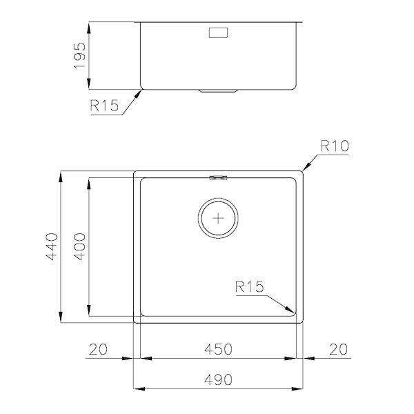 Lavello KE Gun Metal