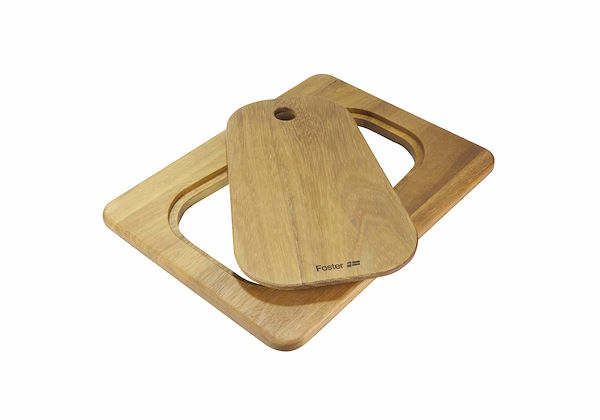 Tagliere Twin in legno Iroko